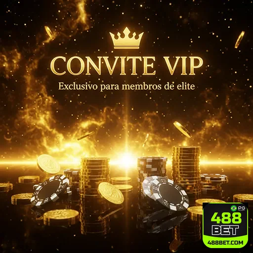 Imagem promocional do 488bet destacando a exclusividade VIP 05 do site de apostas.